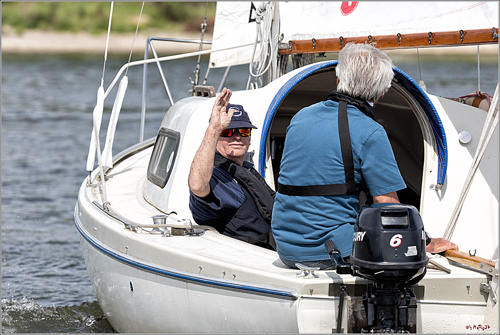 100 Jahre Rheinwoche 2022 - 2. Wettfahrt  Hitdorf - Duesseldorf, 03.06.2022,